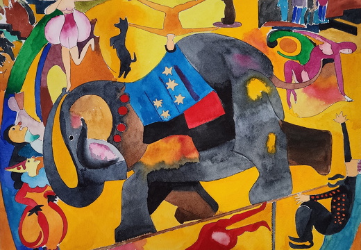 Alice Bailly &#039;Elephant&#039; 1922