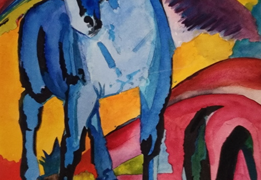 Franz Marc &#039;Blue Horse&#039; 1911