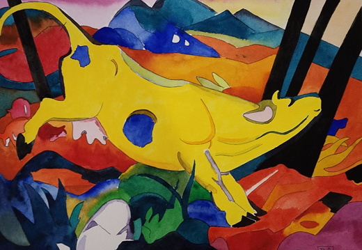 Franz Marc &#039;Yellow Cow&#039; 1911