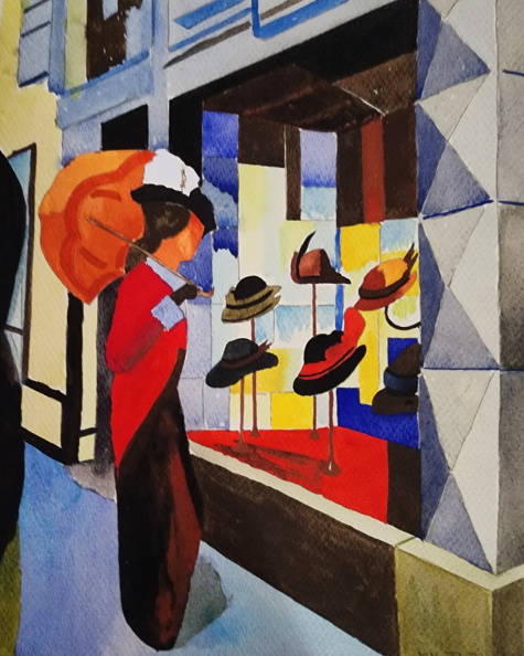 August Macke 'Hat Store' 1914
