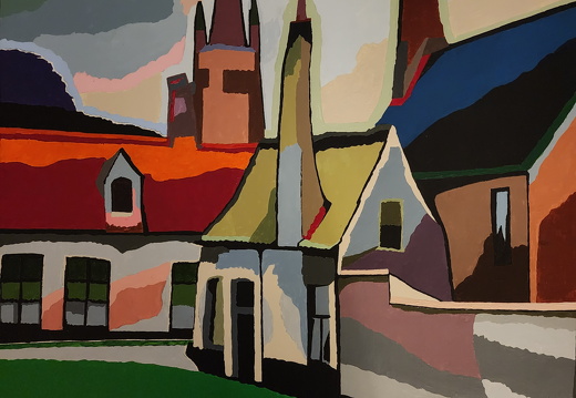 Auguste Herbin 1882-1960 Acryl 22 x 28
