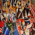Lubov Popova,The Traveler,1910,Watercolor framed,image 10 x 13