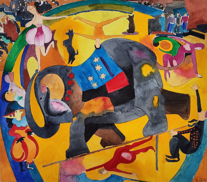 Alice Bailly 'Elephant' 1922