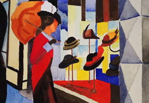 August Macke &#039;Hat Store&#039; 1914